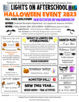 Lights on Afterschool Halloween Event