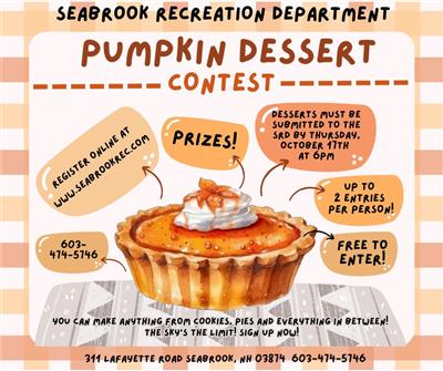 Pumpkin Dessert Contest