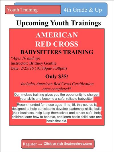 babysitters training info