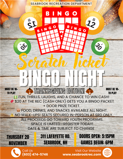 18+ Bingo